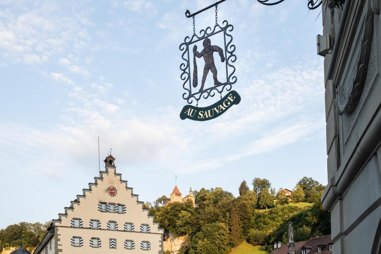 Hotel Restaurant Au Sauvage Freiburg im Üechtland Exterior foto